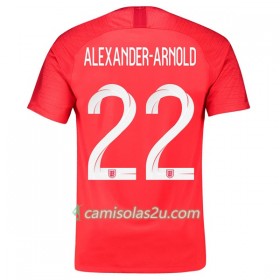 Camisolas de Futebol Inglaterra Alexander-arnold 22 Equipamento Alternativa Copa do Mundo 2018 Manga Curta